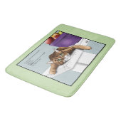 Tapis De Bain Orange Tabby Cute Traitements (Angle)