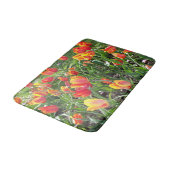Tapis de bain Orange Tulips (Angle)