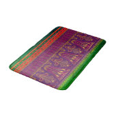 Tapis De Bain Orange vert pourpre bohème gipsy accent (Angle)