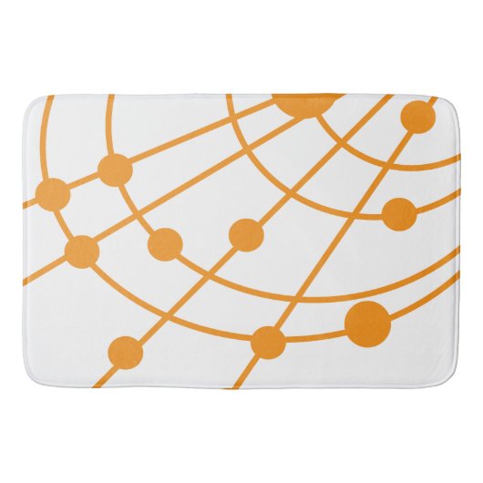 Tapis De Bain Orange Web (Devant)