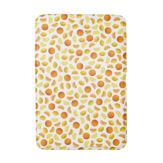 Tapis De Bain Oranges et citrons (Devant (Vertical))