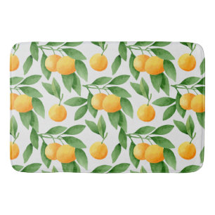 Tapis De Bain Oranges ou mandarines motif