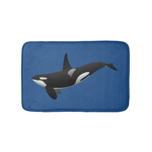 Tapis De Bain Orca Killer Whale Bath Mat