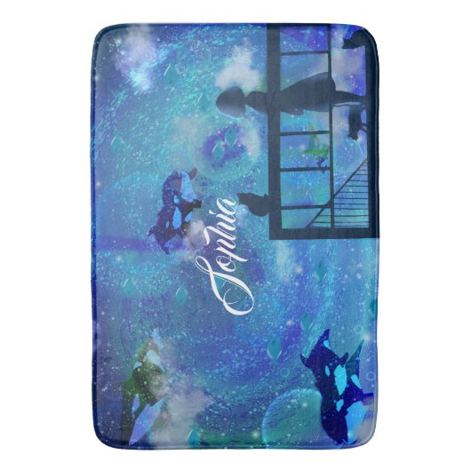 Tapis De Bain Orca Whales (devant Vertical)