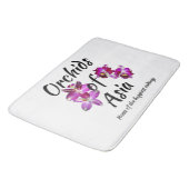 Tapis De Bain Orchidées d'Asie (Angle)