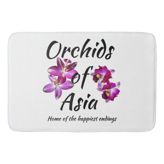 Tapis De Bain Orchidées d'Asie (Devant)