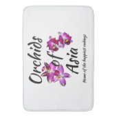 Tapis De Bain Orchidées d'Asie (devant Vertical)