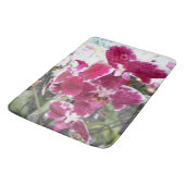 Tapis De Bain Orchidées violettes (Angle)