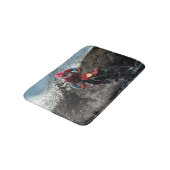 Tapis De Bain oreiller de jet de motard de cross (Angle)