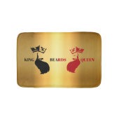 Tapis De Bain Oreilles King&Queen sur or (Devant)