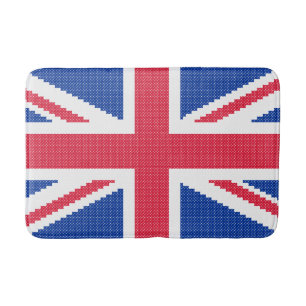 Tapis De Bain Original cross-stitch design Union Jack