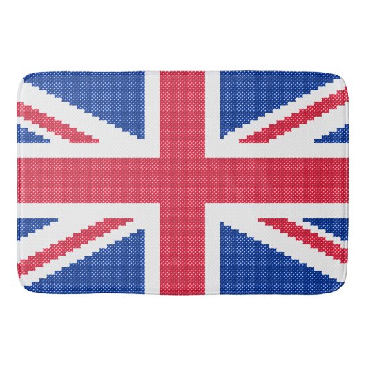 Tapis De Bain Original cross-stitch design Union Jack (Devant)