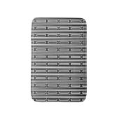 Tapis De Bain Origine ethnique abstraite (Devant (Vertical))