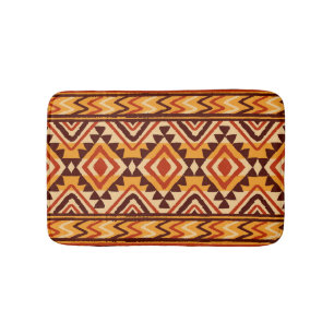Tapis De Bain Ornement ethnique Navajo : Vintage sans couture