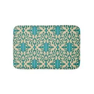 Tapis De Bain Ornement floral : Moderne à la mode sans couture