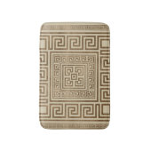 Tapis De Bain Ornement principal grec - méandre grec - or en (Devant (Vertical))