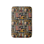 Tapis De Bain Ornement traditionnel ethnique africain, patte tri (Devant (Vertical))