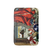 Tapis De Bain Ornements de Noël (Devant (Vertical))