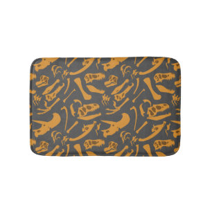 Tapis De Bain Os Dinosaures (Gris)