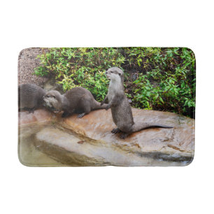 Tapis De Bain Otter Adorable Otter, Mousse Mémoire