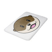 Tapis De Bain Otter souriant mignon (Angle)