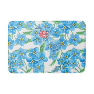 Tapis De Bain Oublie-moi pas un motif sans soudure