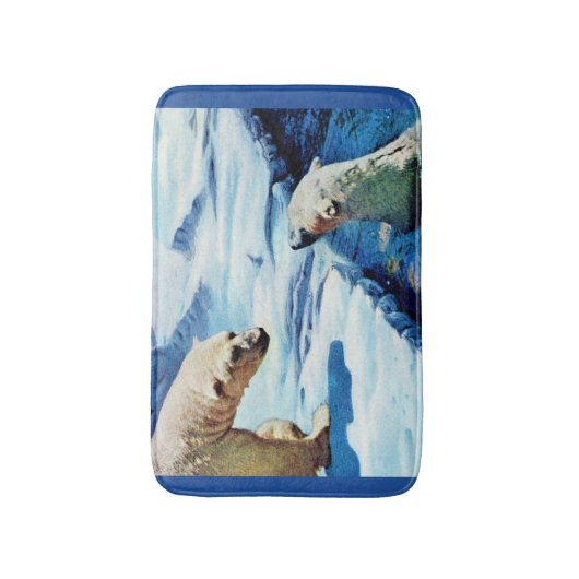 Tapis De Bain ours blancs (Devant (Vertical))