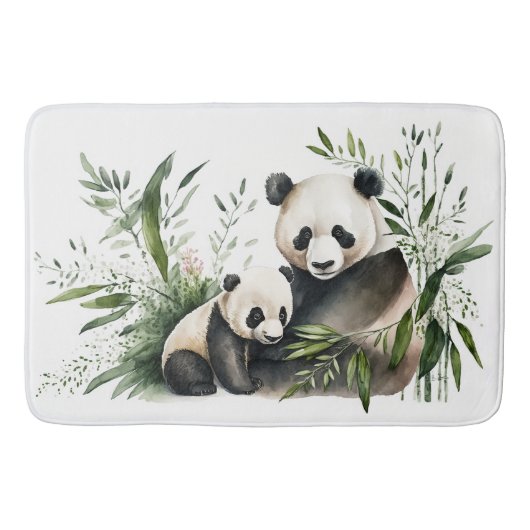 Tapis De Bain Ours De Panda Avec Cuisine (Devant)