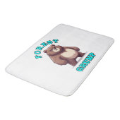 Tapis De Bain Ours drôle (Angle)