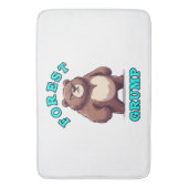Tapis De Bain Ours drôle (devant Vertical)