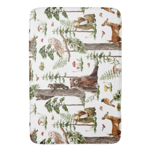 Tapis De Bain Ours forestier (devant Vertical)