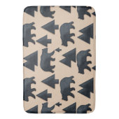 Tapis De Bain Ours noir de loge (devant Vertical)