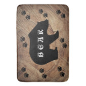 Tapis De Bain Ours Noir Et Paniers Ours (devant Vertical)