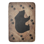 Tapis De Bain Ours Noir Et Paniers Ours (devant Vertical)