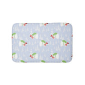Tapis De Bain ours polaire amusant père Noël (Devant)