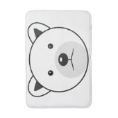 Tapis De Bain Ours polaire caricature mignon (Devant (Vertical))