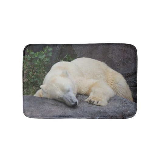 Tapis De Bain Ours polaire dormant (Devant)