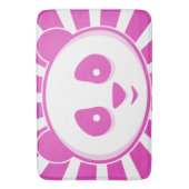 Tapis De Bain Ours rose panda - Adorable filles panda blanc rose (devant Vertical)