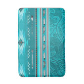 Tapis De Bain Outil en cuir Turquoise Tribal Navajo (Devant (Vertical))
