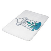 Tapis De Bain OVNI Alien (Angle)