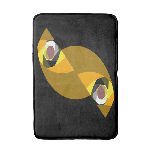 TAPIS DE BAIN OWL ABSTRAIT (Devant (Vertical))