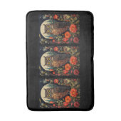 Tapis De Bain Owl at Night with a Full Moon (Devant (Vertical))