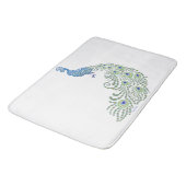Tapis De Bain Pacock à bijoux (Angle)