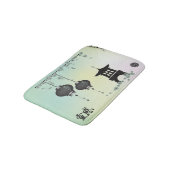 Tapis De Bain Pagode des lanternes noires "Inspiration" (Angle)
