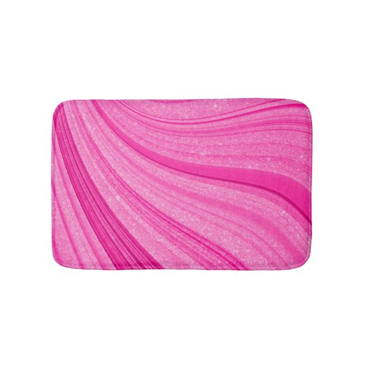 Tapis De Bain Paillette rose (Devant)