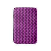 Tapis De Bain Paillettes Zig Zag Violet (Devant (Vertical))