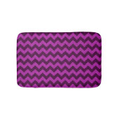 Tapis De Bain Paillettes Zig Zag Violet (Devant)