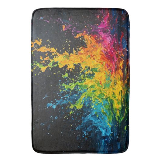 Tapis De Bain Paint coloré (devant Vertical)