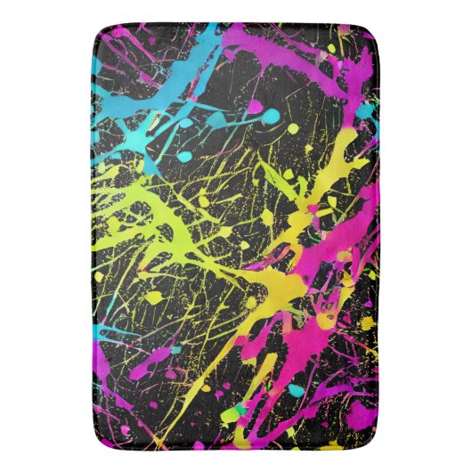 Tapis De Bain Paint Neon brillant (devant Vertical)