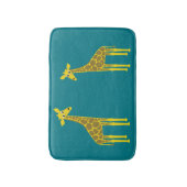Tapis De Bain paire de girafes (Devant (Vertical))
